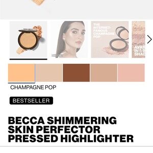 SMASHBOX Becca Shimmering Skin Perfector Pressed Highlighter - Champagne Pop